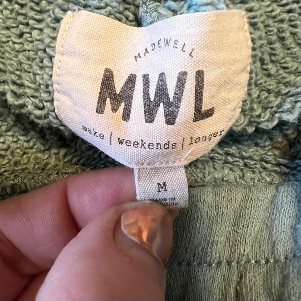 Madewell MWL Airyterry Stitched-Pocket Sweatshorts M - Picture 4 of 7